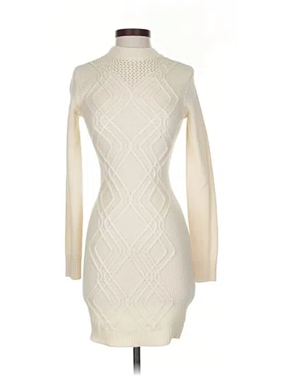 Pre-owned Venus Cocktail Dress In White