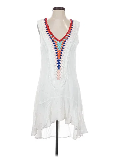 Pre-owned Venus Cocktail Dress In White