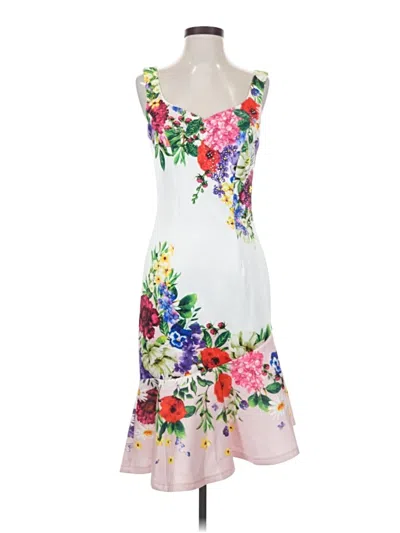 Pre-owned Venus Cocktail Dress In White