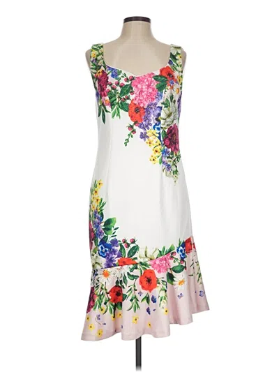 Pre-owned Venus Cocktail Dress In White