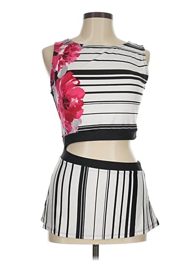 Pre-owned Venus Cocktail Dress In White