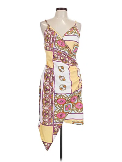 Pre-owned Venus Cocktail Dress In Yellow