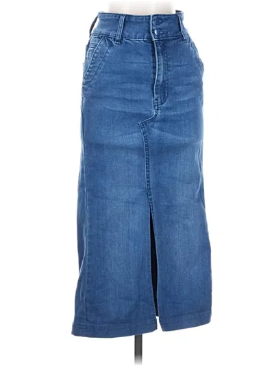 Pre-owned Venus Denim Skirt In Blue