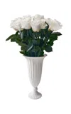 Venus Et Fleur Aphrodite Porcelai Vase With Roses