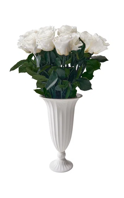 Venus Et Fleur Aphrodite Porcelai Vase With Roses