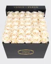 Venus Et Fleur Classic Large Square Rose Box In White