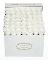 Venus Et Fleur Classic Large Square Rose Box In White