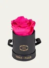 Venus Et Fleur Classic Mini Round Rose Box In Hot Pink