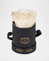 Venus Et Fleur Classic Mini Round Rose Box In Pearl