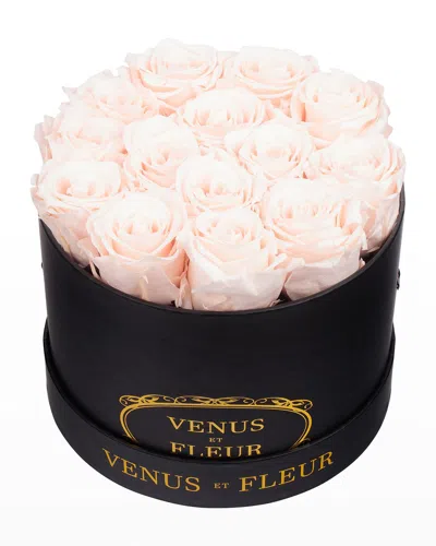 Venus Et Fleur Classic Small Round Rose Box In Pink