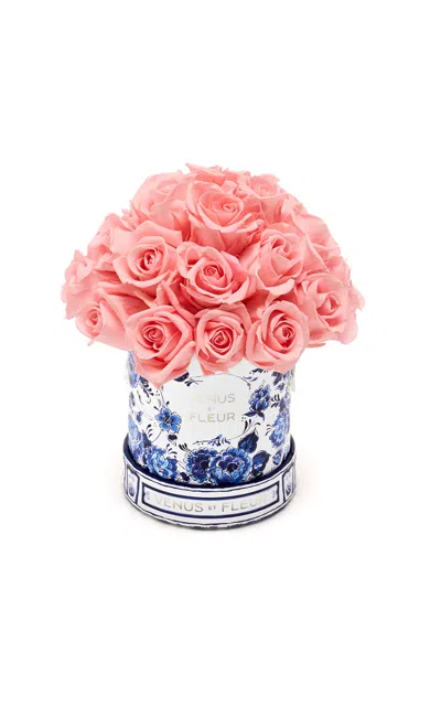 Venus Et Fleur - Mini Le Plein - Delft Jardin Bleu - Pink In Blue