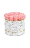 Venus Et Fleur Small Round Classic Hatbox W/ Eternity® Roses