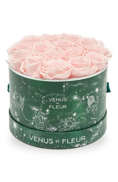 Venus Et Fleur Small Round Holiday Zodiac Pink Eternity Roses®