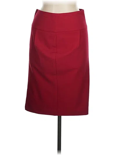 Pre-owned Venus Formal Skirt In Burgundy