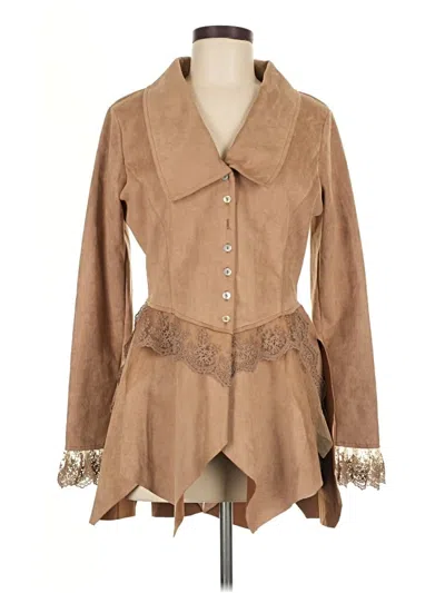 Pre-owned Venus Jacket In Tan