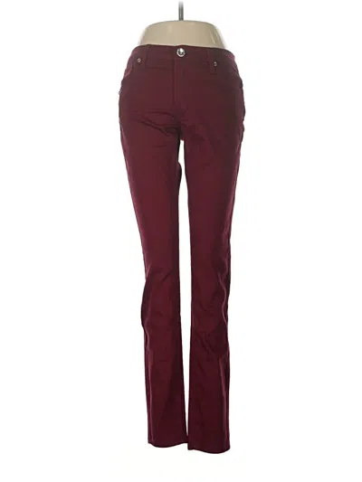 Pre-owned Venus Jeans In Burgundy