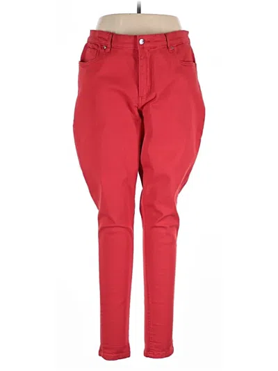 Pre-owned Venus Jeggings In Red