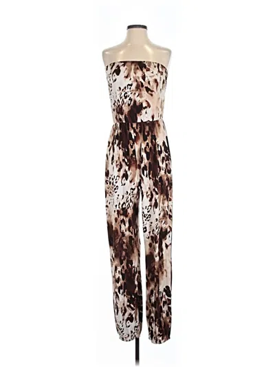 Pre-owned Venus Jumpsuit In Brown
