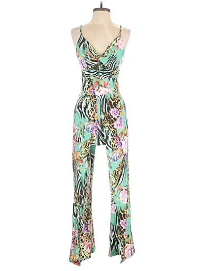 Pre-owned Venus Jumpsuit In Green