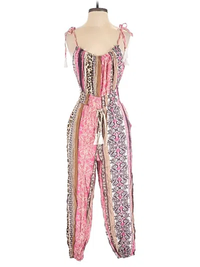 Pre-owned Venus Jumpsuit In Pink
