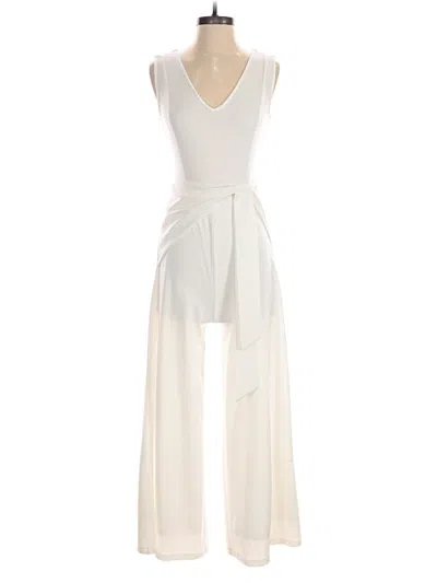 Pre-owned Venus Jumpsuit In White