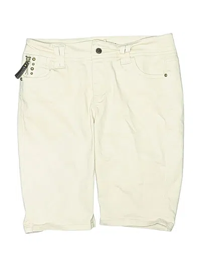 Pre-owned Venus Khaki Shorts In Ivory