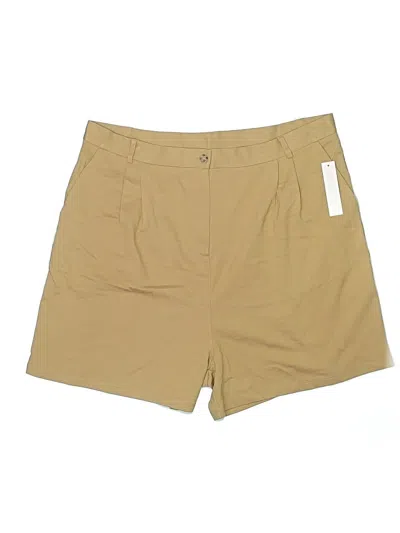 Pre-owned Venus Khaki Shorts In Tan