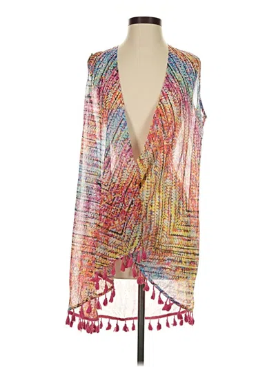 Pre-owned Venus Kimono In Pink