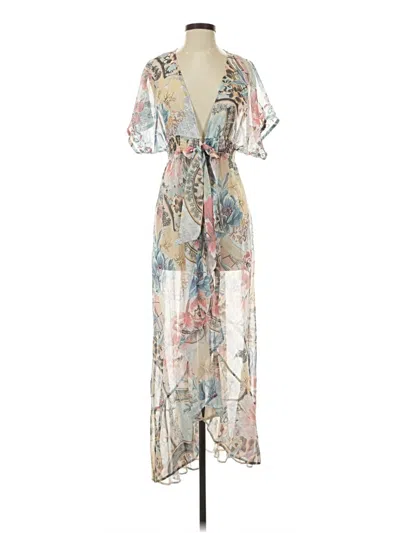Pre-owned Venus Kimono In Tan