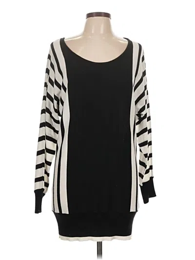 Pre-owned Venus Long Sleeve Blouse In Black