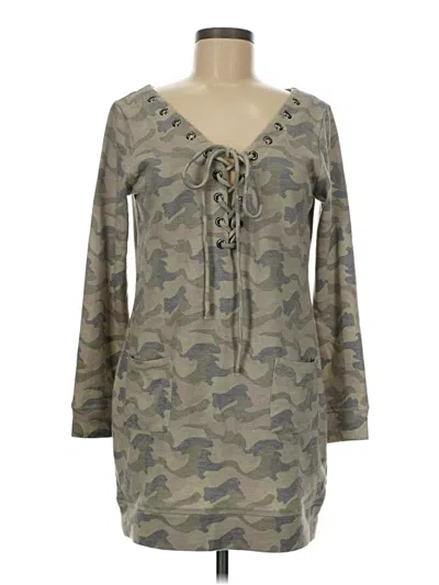 Pre-owned Venus Long Sleeve Blouse In Gray