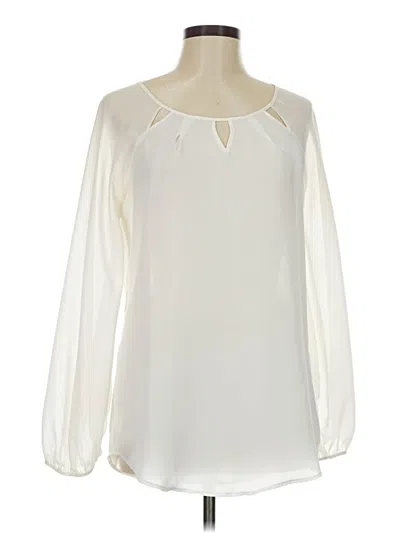 Pre-owned Venus Long Sleeve Blouse In Ivory