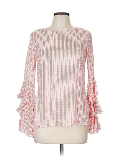 Pre-owned Venus Long Sleeve Blouse In Pink