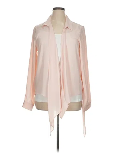Pre-owned Venus Long Sleeve Blouse In Pink