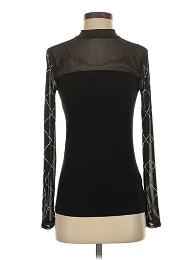 Pre-owned Venus Long Sleeve Top Black Turtleneck Tops