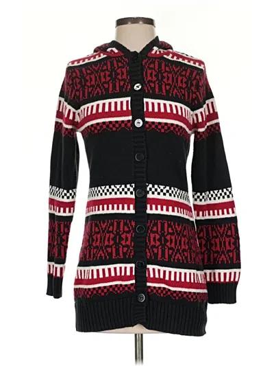 Pre-owned Venus Long Sleeve Top Burgundy Mock Neckline Tops