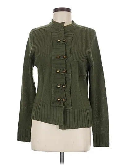 Pre-owned Venus Long Sleeve Top Green Turtleneck Tops
