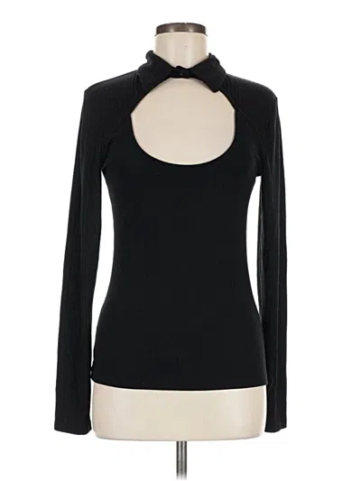 Pre-owned Venus Long Sleeve Turtleneck In Black