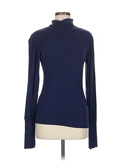 Pre-owned Venus Long Sleeve Turtleneck In Blue