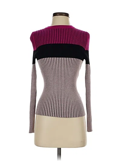 Pre-owned Venus Long Sleeve Turtleneck In Burgundy