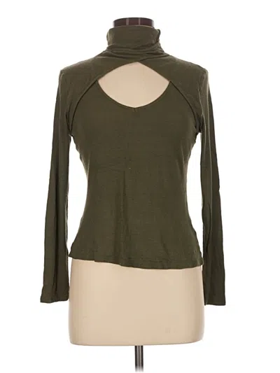 Pre-owned Venus Long Sleeve Turtleneck In Green