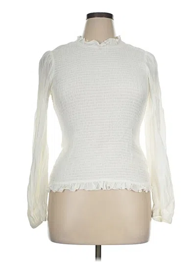 Pre-owned Venus Long Sleeve Turtleneck In Ivory