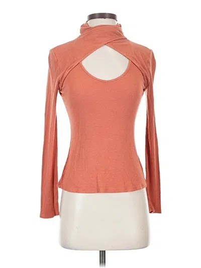 Pre-owned Venus Long Sleeve Turtleneck In Orange