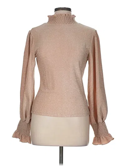 Pre-owned Venus Long Sleeve Turtleneck In Tan