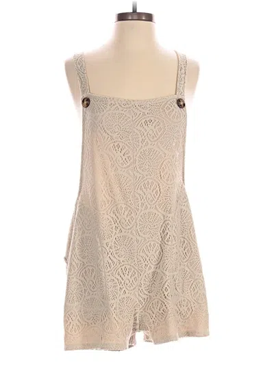 Pre-owned Venus Overall Shorts In Ivory