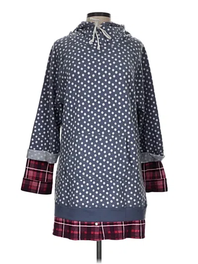 Pre-owned Venus Poncho In Blue
