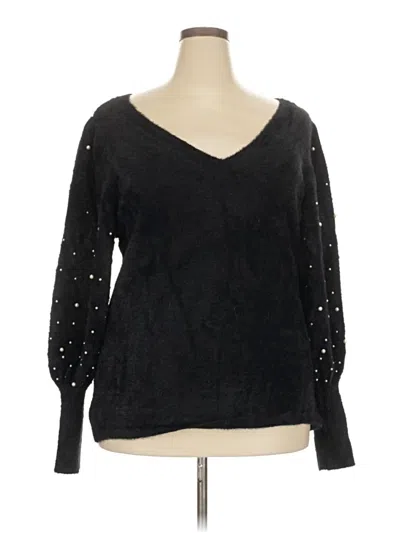 Pre-owned Venus Pullover Sweater In Black