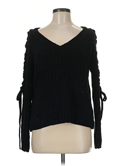 Pre-owned Venus Pullover Sweater In Black
