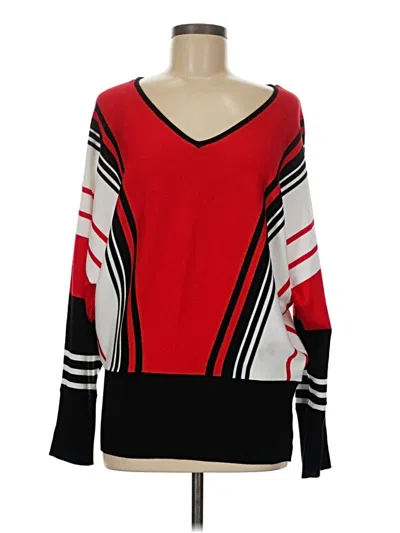 Pre-owned Venus Pullover Sweater In Red