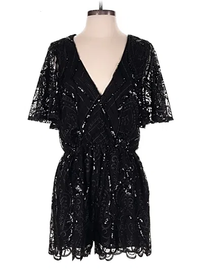 Pre-owned Venus Romper In Black